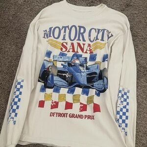 Men’s large long sleeve Sana motor city racing Grand Prix shirt Detroit